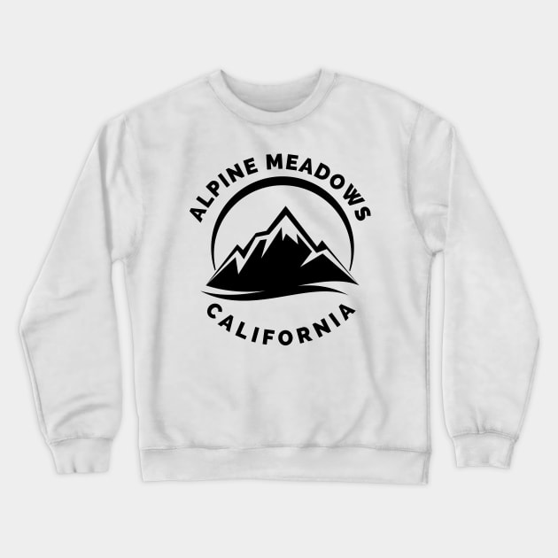 Alpine Meadows Ski Snowboard Mountain California Yosemite - Travel Crewneck Sweatshirt by Famgift